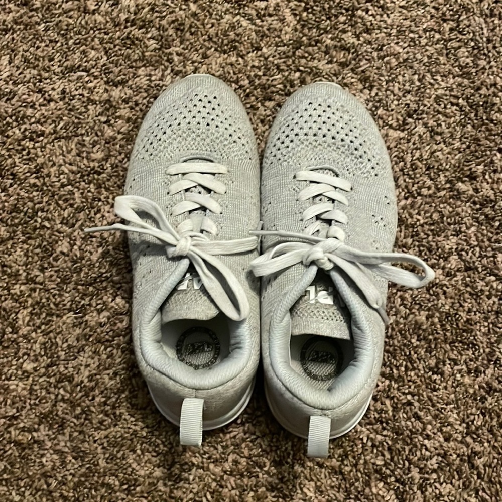 I am selling APL‘s in grey size 7.5 in women’s